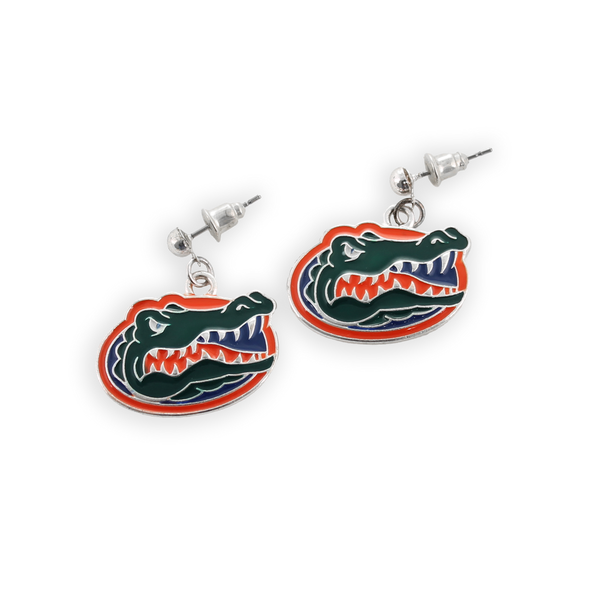 Florida Enamel Logo Earrings