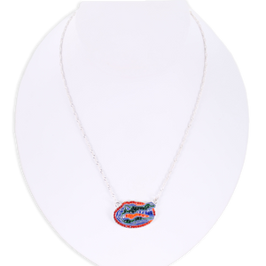 Florida Crystal Logo Necklace