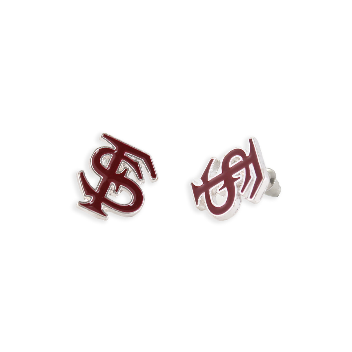 Florida State Enamel Logo Stud Earrings