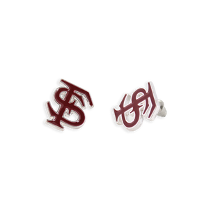 Florida State Enamel Logo Stud Earrings