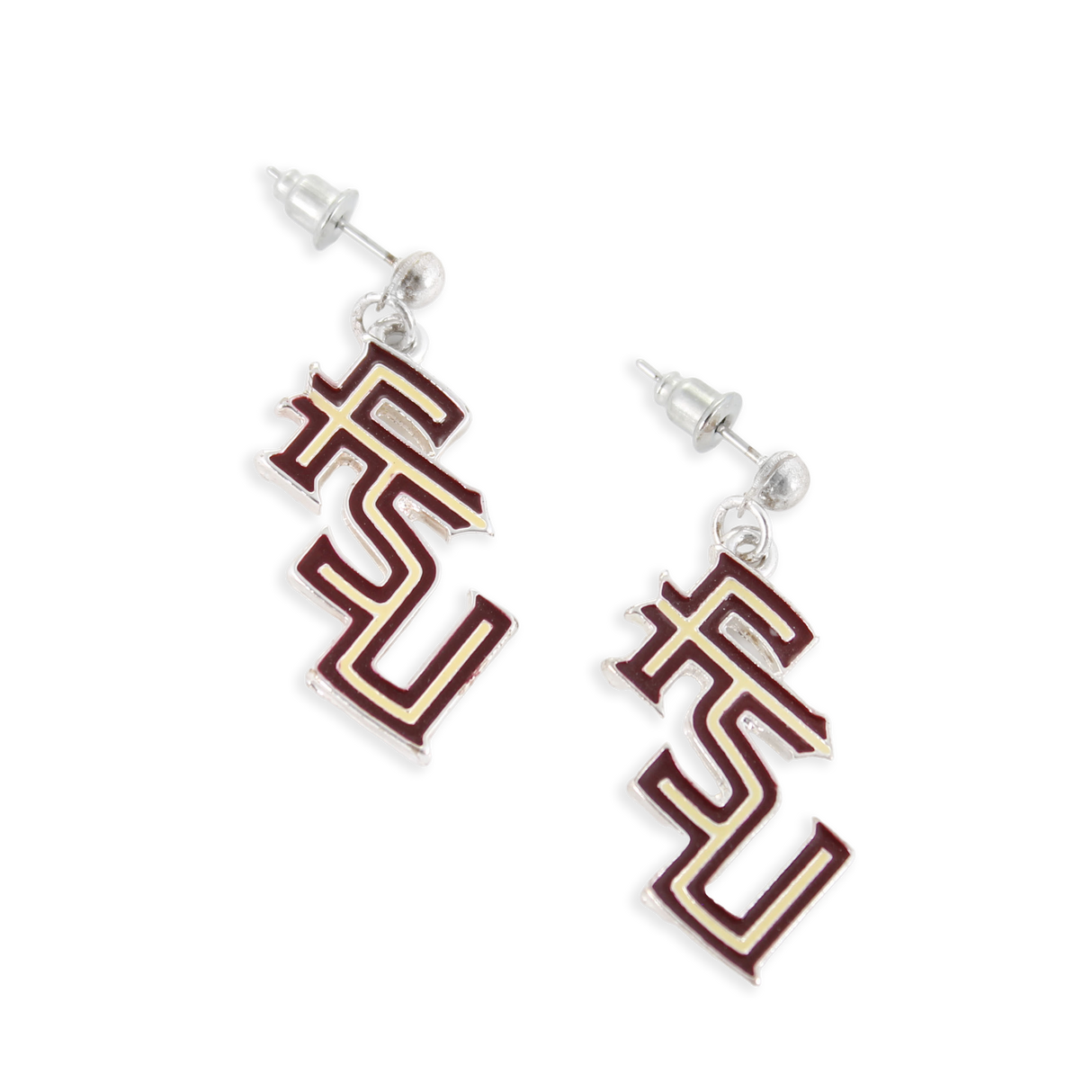 Florida State Logo Enamel Earrings