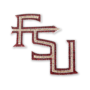Florida State Crystal Logo Pin