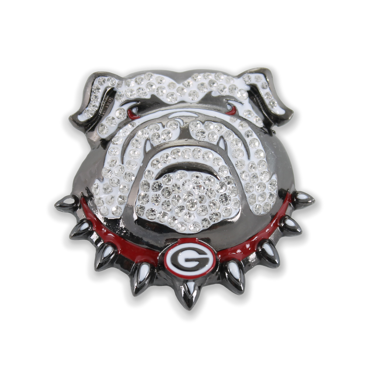 Georgia Bulldogs Crystal Logo Pin