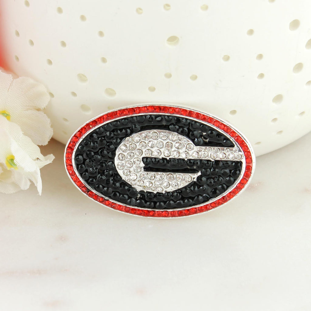 Georgia Crystal Logo Pin
