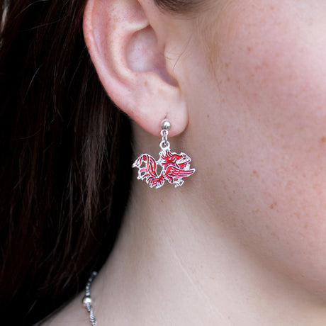 South Carolina Enamel Logo Earrings