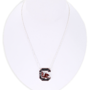 South Carolina Crystal Logo Necklace