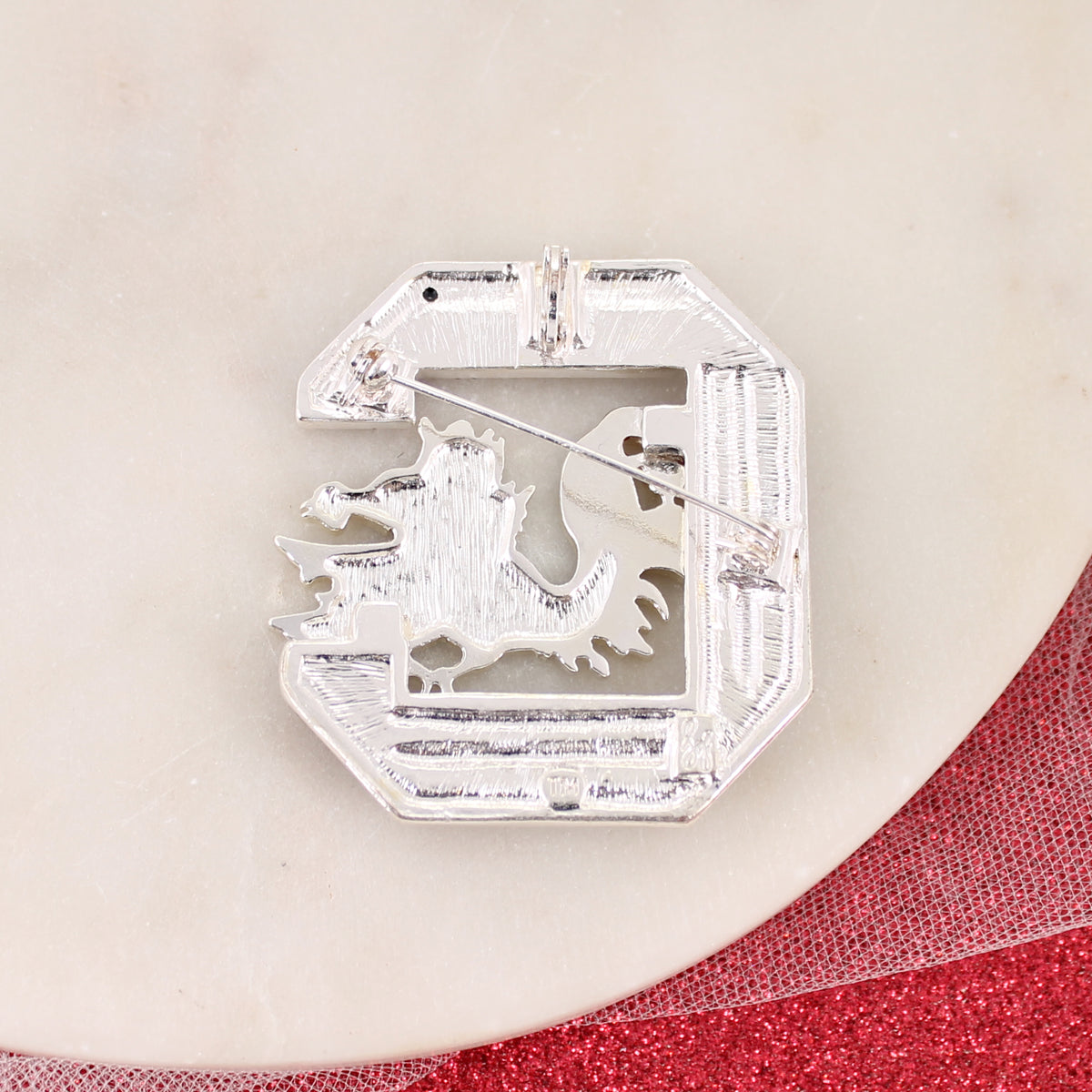 South Carolina Crystal Logo Convertible Pin/Pendant