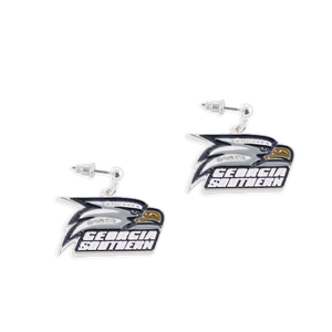 Georgia Southern Crystal Logo Earrings