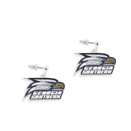 Georgia Southern Crystal Logo Earrings