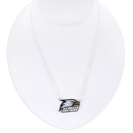 Georgia Southern Crystal Logo Necklace