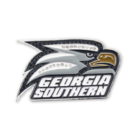 Georgia Southern Crystal Logo Pin
