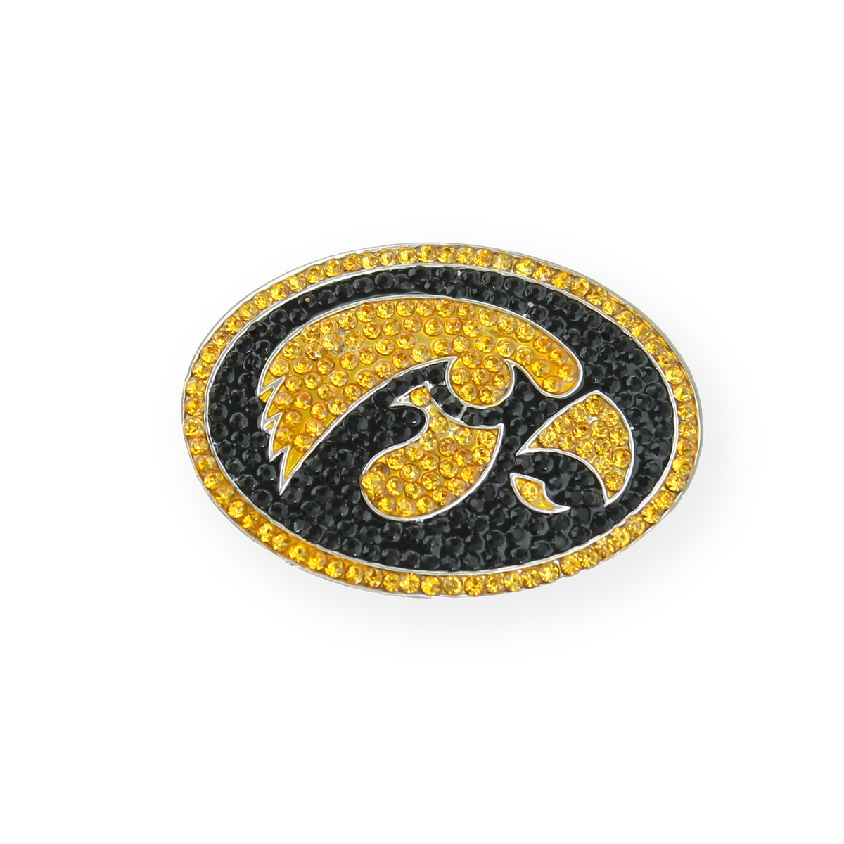 Iowa Crystal Logo Pin