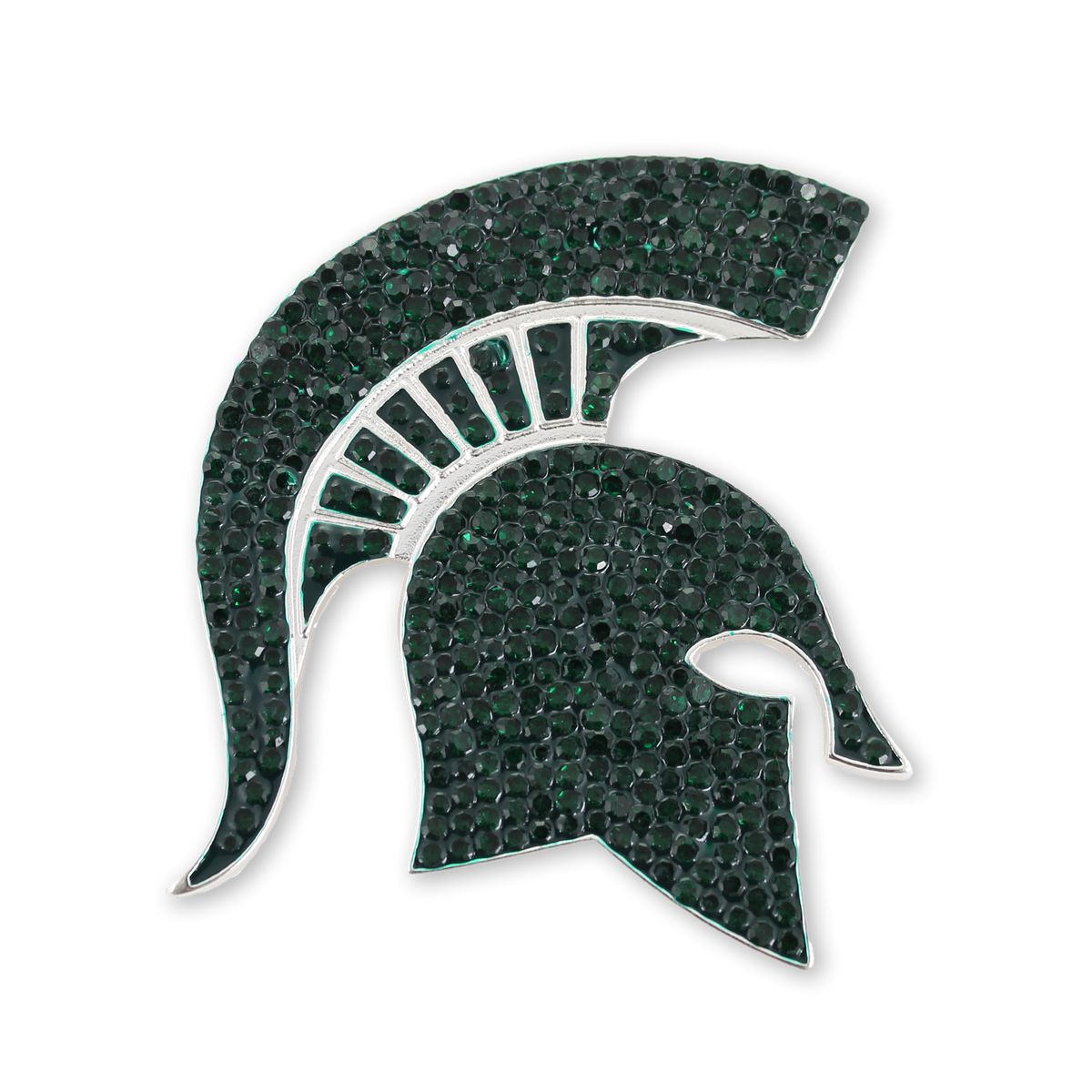 Michigan State Crystal Logo Pin