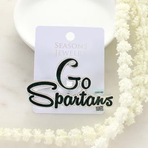 Michigan State Slogan Pin