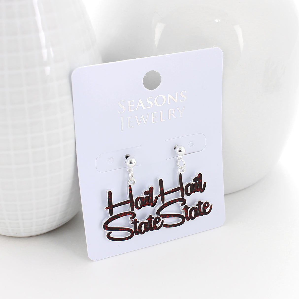 Mississippi State Slogan Earrings