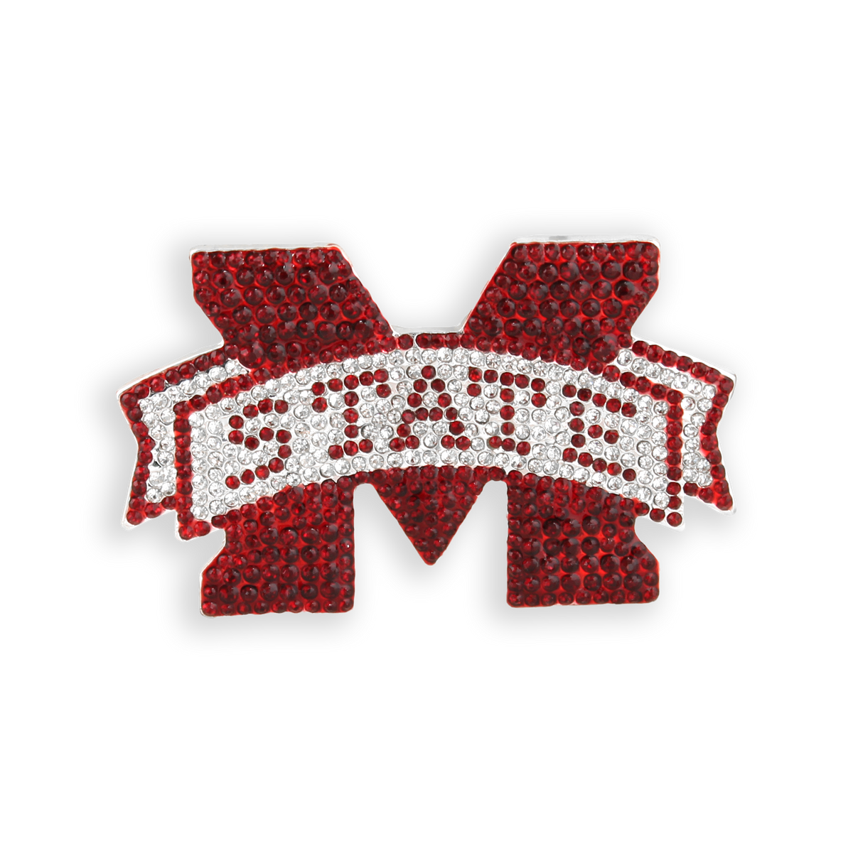 Mississippi State Crystal Logo Pin