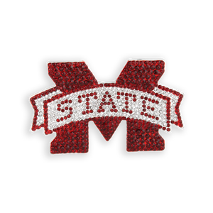 Mississippi State Crystal Logo Pin
