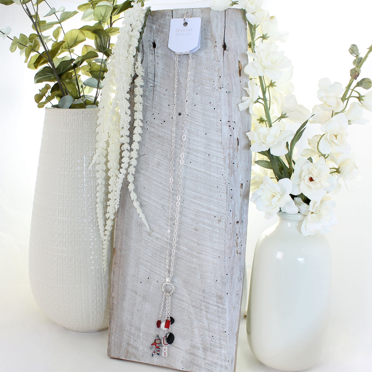 Ohio State Cluster Necklace