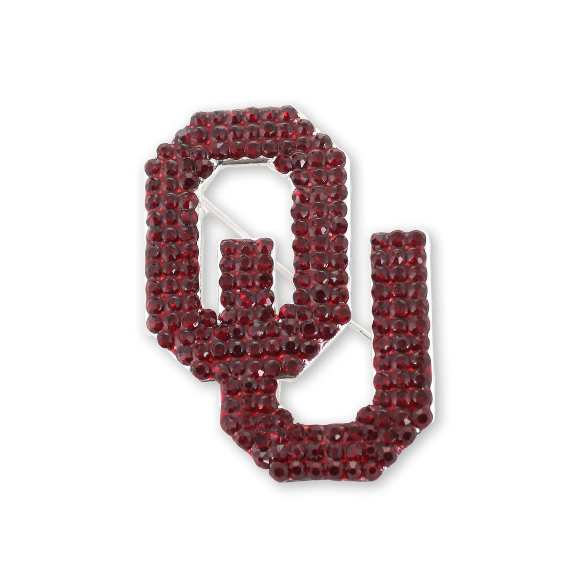 Oklahoma Crystal Logo Pin