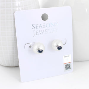 Penn State Logo Pearl Stud Earrings