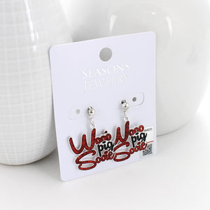 Arkansas Slogan Earrings