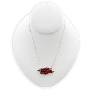 Arkansas Crystal Logo Necklace