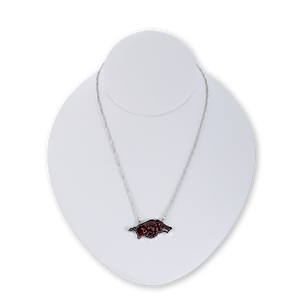 Arkansas Crystal Logo Necklace