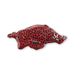 Arkansas Crystal Logo Pin
