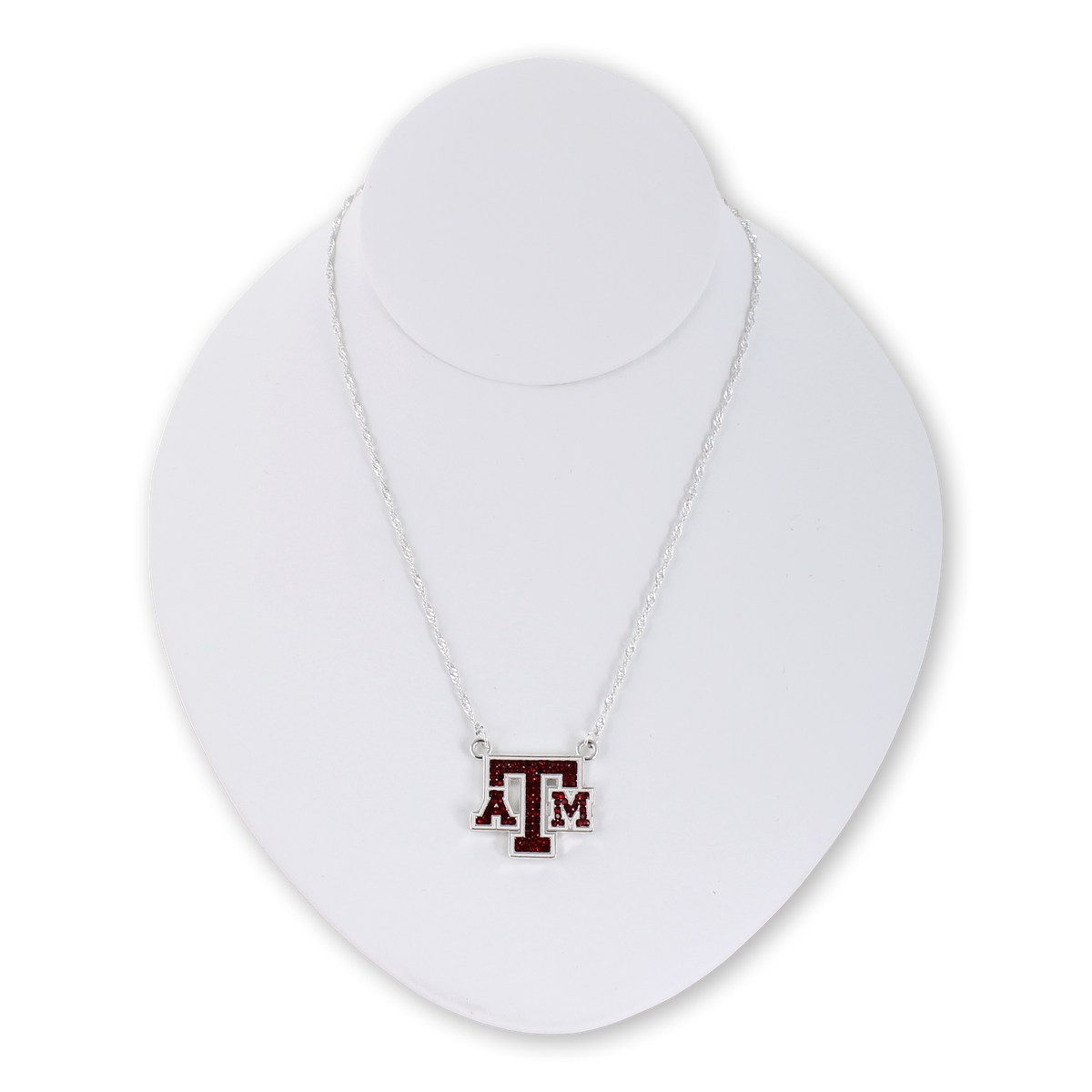 16” Texas A&M Crystal Logo Necklace