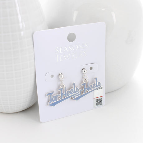 North Carolina Slogan Earrings