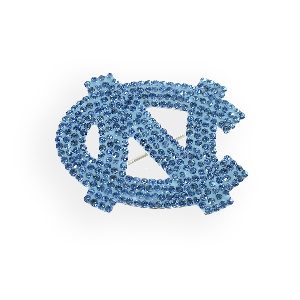 North Carolina Crystal Logo Pin