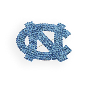 North Carolina Crystal Logo Pin