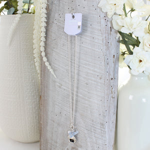 18 - 36” North Carolina Logo Disc & Slogan Cluster Convertible Necklace