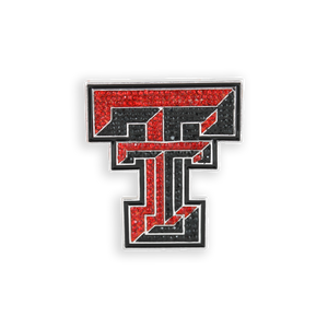 Texas Tech Crystal Logo Pin