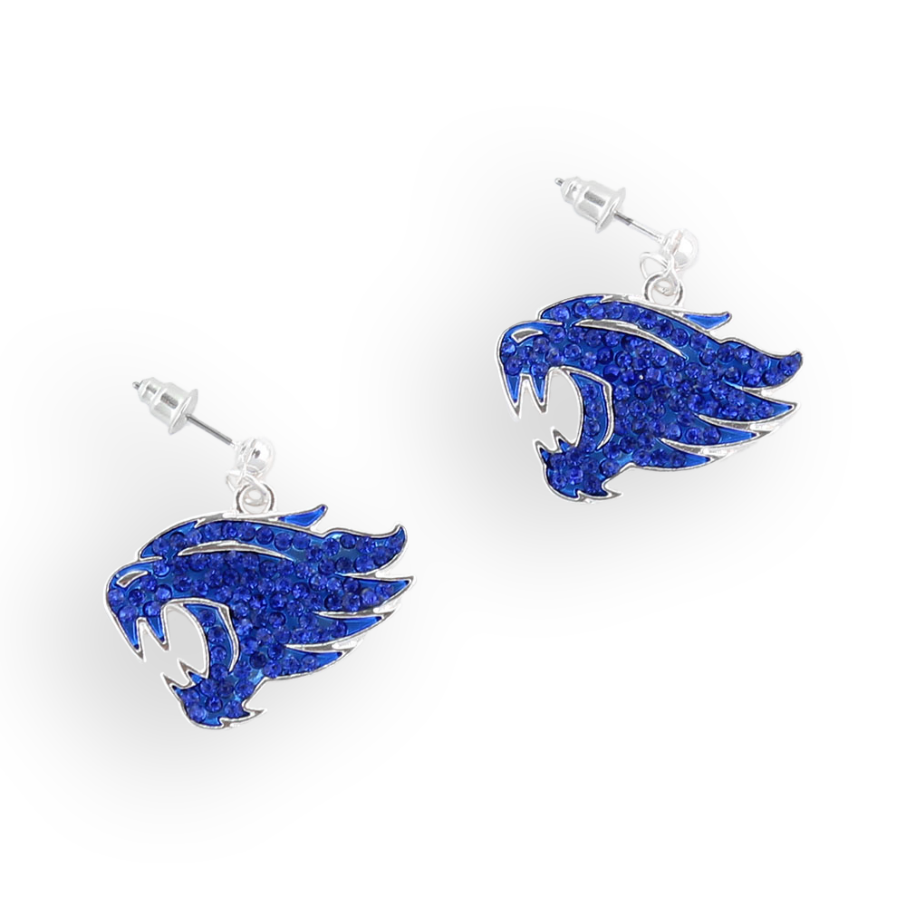 Kentucky Wildcats Crystal Logo Earrings