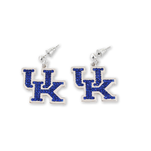 Kentucky Crystal Logo Earrings