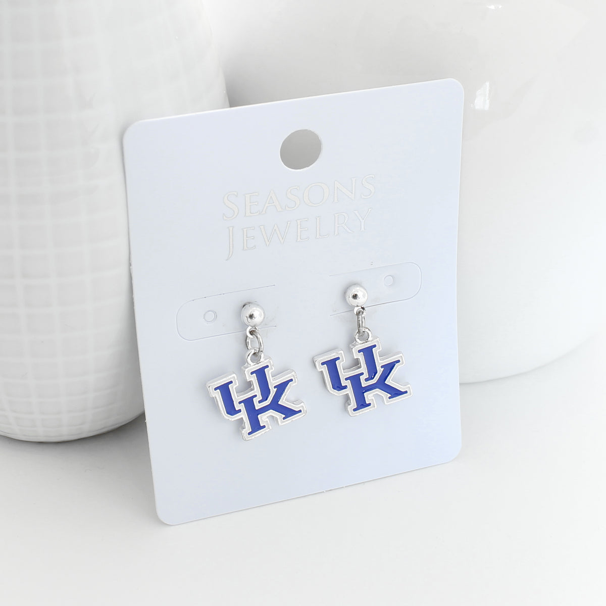 Kentucky Enamel Logo Earrings