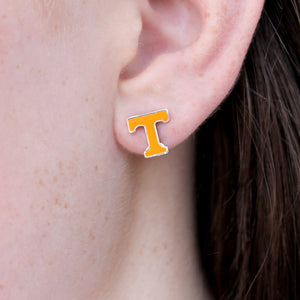 Tennessee Enamel Logo Stud Earrings