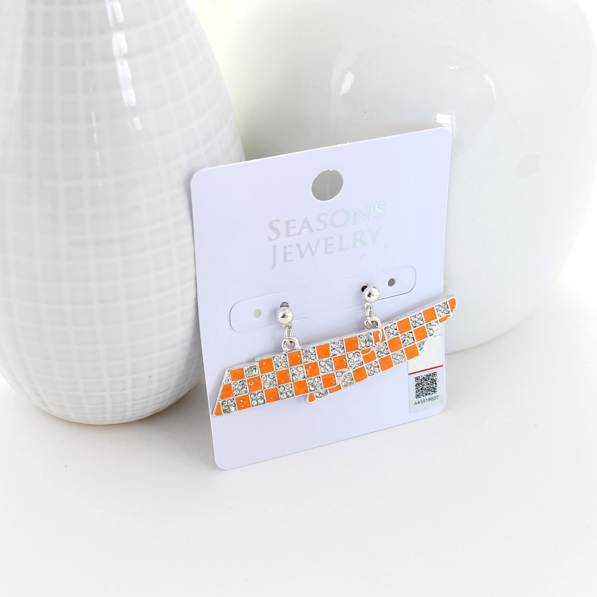 Tennessee Crystal Logo Earrings