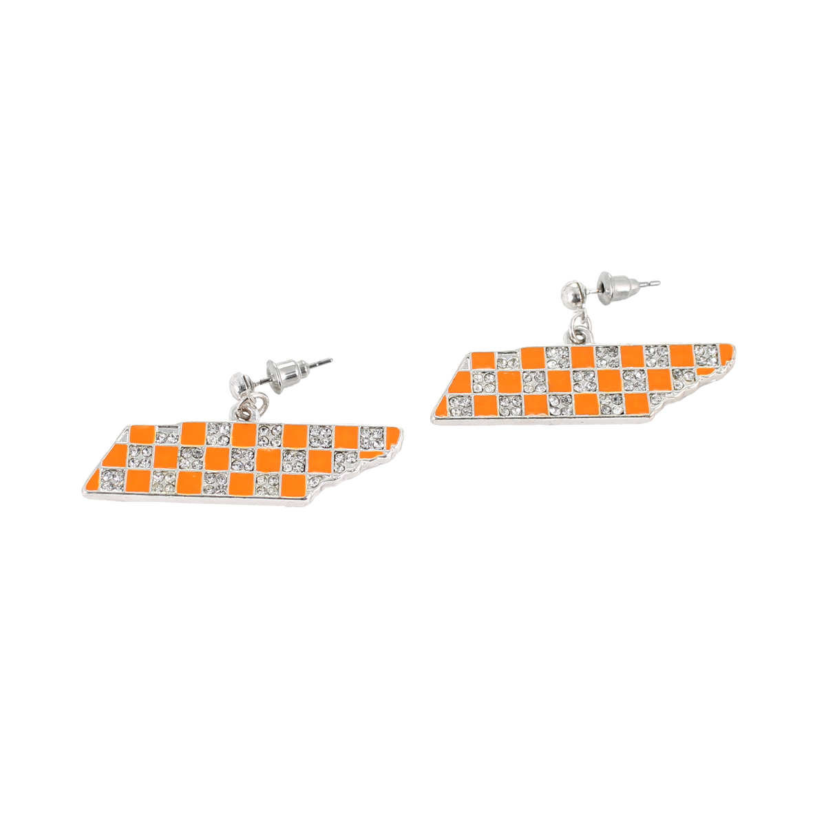 Tennessee Crystal Logo Earrings