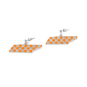 Tennessee Crystal Logo Earrings