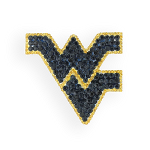 West Virginia Crystal Logo Pin