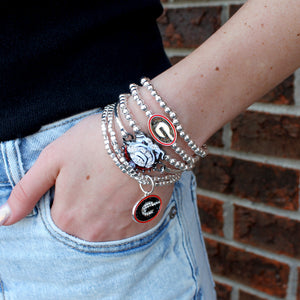 Georgia Glitter Enamel Stretch Bracelet Set
