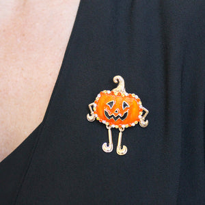 Dangle Leg Crystal Jack Pin/Pendant