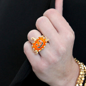 Crystal Jack Stretch Ring