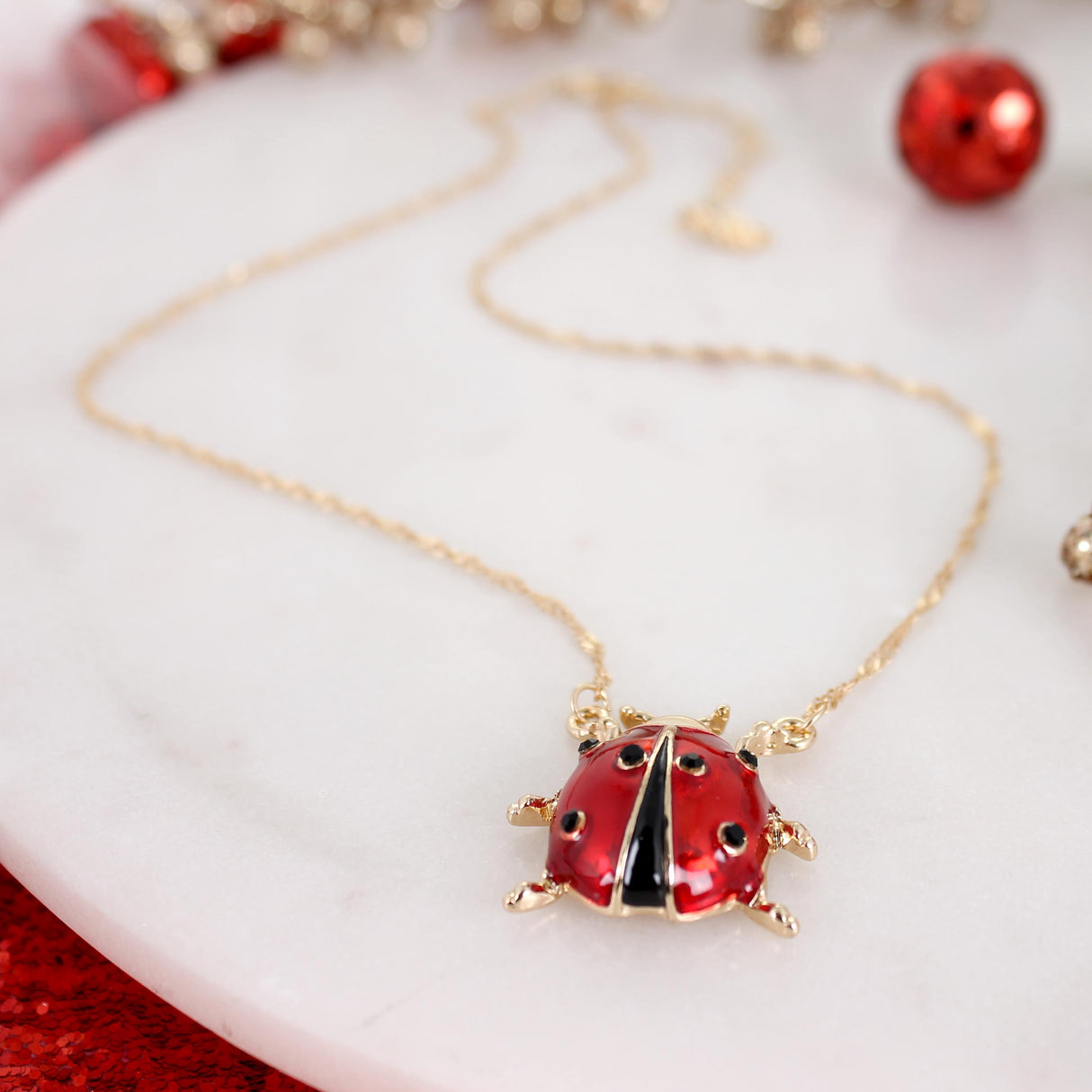Ladybug Necklace