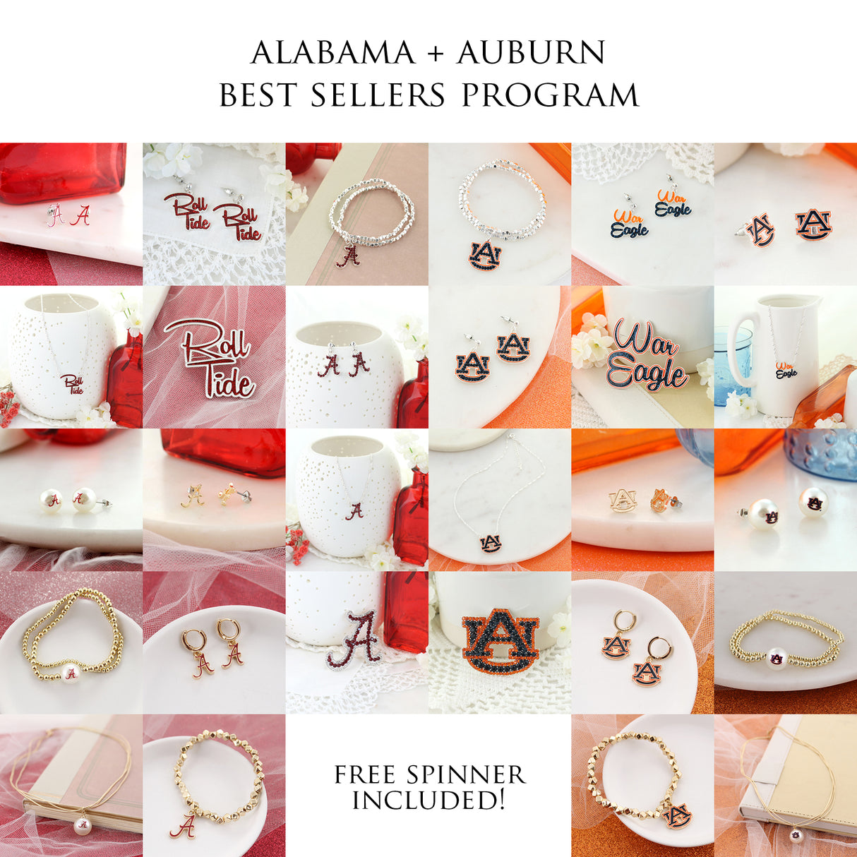 Alabama & Auburn Best Seller Program