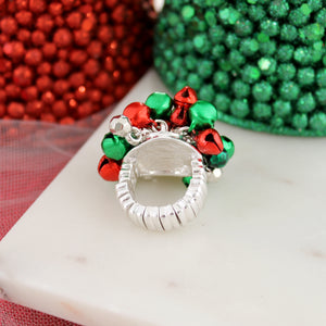 Jingle Bell Bauble Stretch Ring