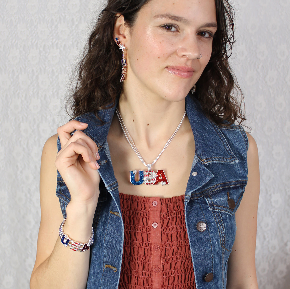 USA Stretch Bracelet