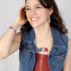USA Dangle Earrings